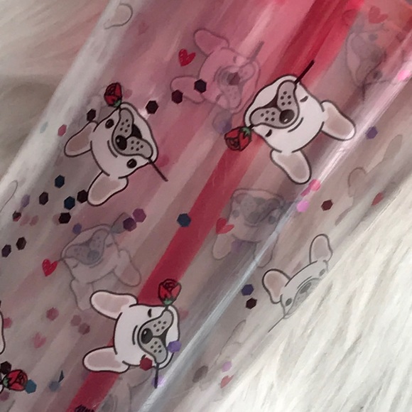 Valentine’s Day Frenchie French Bulldog Cup Red - Picture 1 of 3